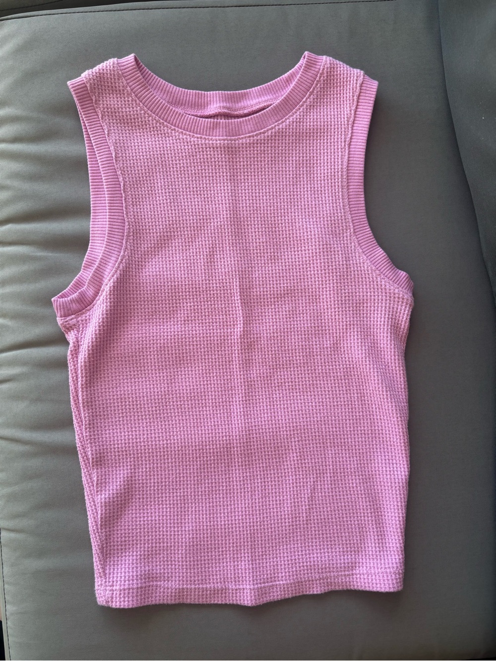 Hollister Pink Waffle Tank